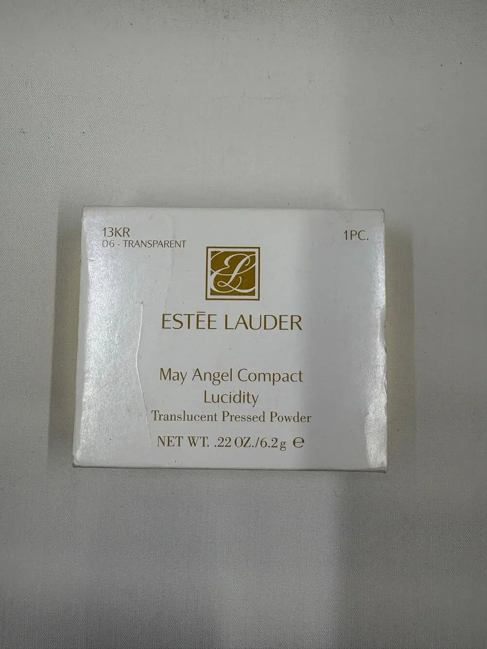 Vtg Estée Lauder - May Angel Compact Lucidity - Translucent Powder
